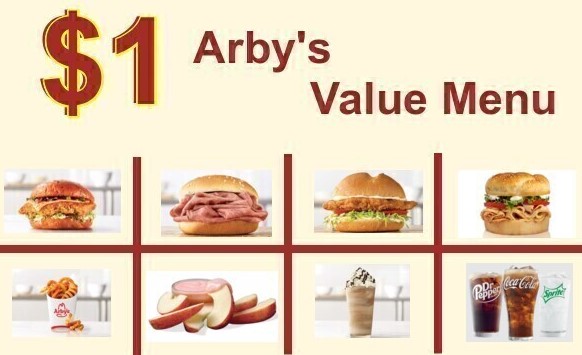 Arby's Value Menu