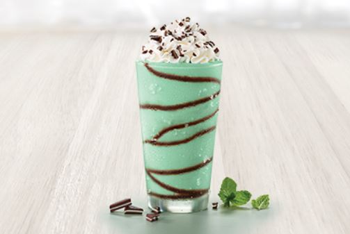 Does Arby's Have Mint Shakes Right Now